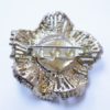 golden rhinestone brooch b