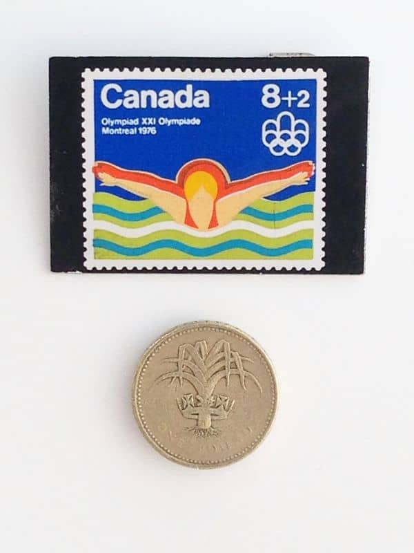 1976 Olympic Games Badge from the Canadian Games - Image 2