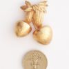 Napier cherry brooch 70s 80s signature scale