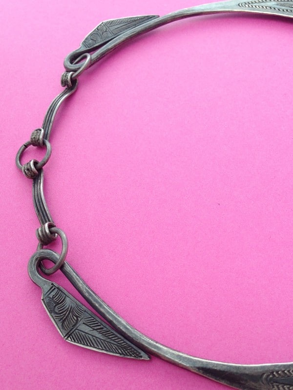 Handcrafted Vintage Bohemian Necklace clasp