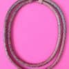 Vintage Snake Chain Necklace in Grey:Pink