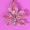 Lovely Pink Leaf Exquisite Brooch