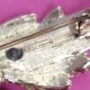 Lovely Pink Leaf Exquisite Brooch signed exquisite
