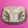Petite 1920s Vintage Beaded Purse back flapper purse