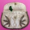 Petite 1920s Vintage Beaded Purse detail ink