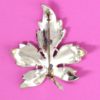 Pink Leaf Exquisite Brooch back