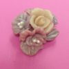 Handmade Flower Bouquet Brooch pastel coloured