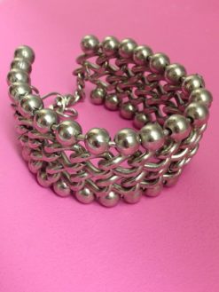 Silver Metal Vintage Bracelet