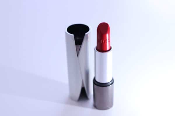picture shows red lipstick. Photo by Polly Alexandra