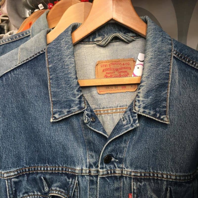 pic shows a selection of denim jackets at St Cyr Vintage