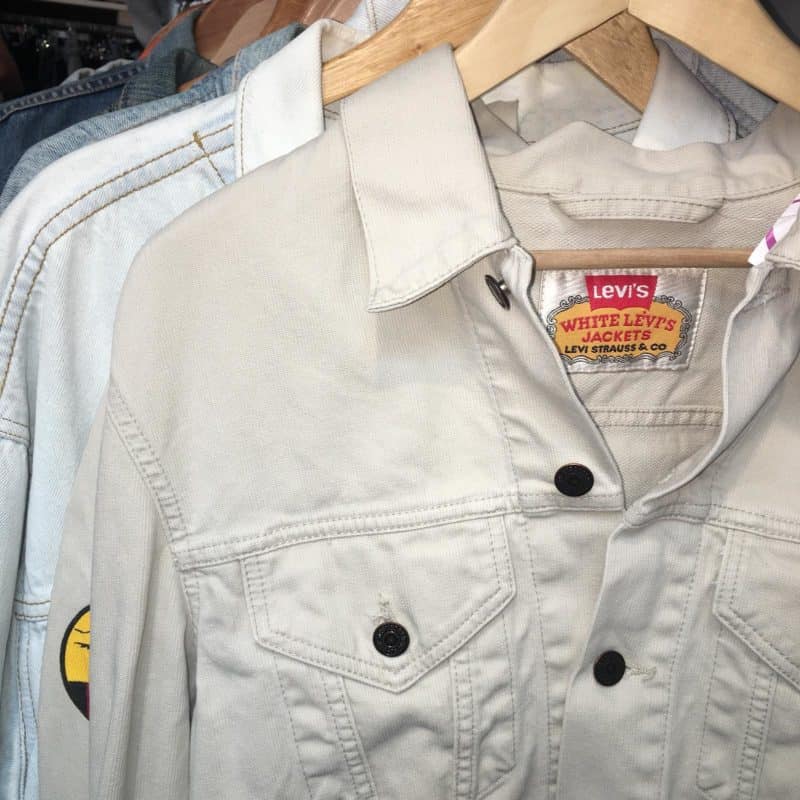 picture of denim jackets at St Cyr Vintage shop