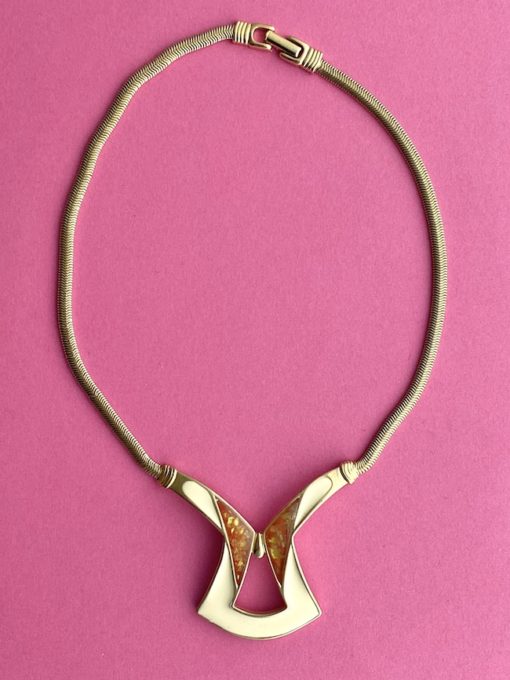 image of a Vintage 1980s Bergdorf Goodman Signed Necklace