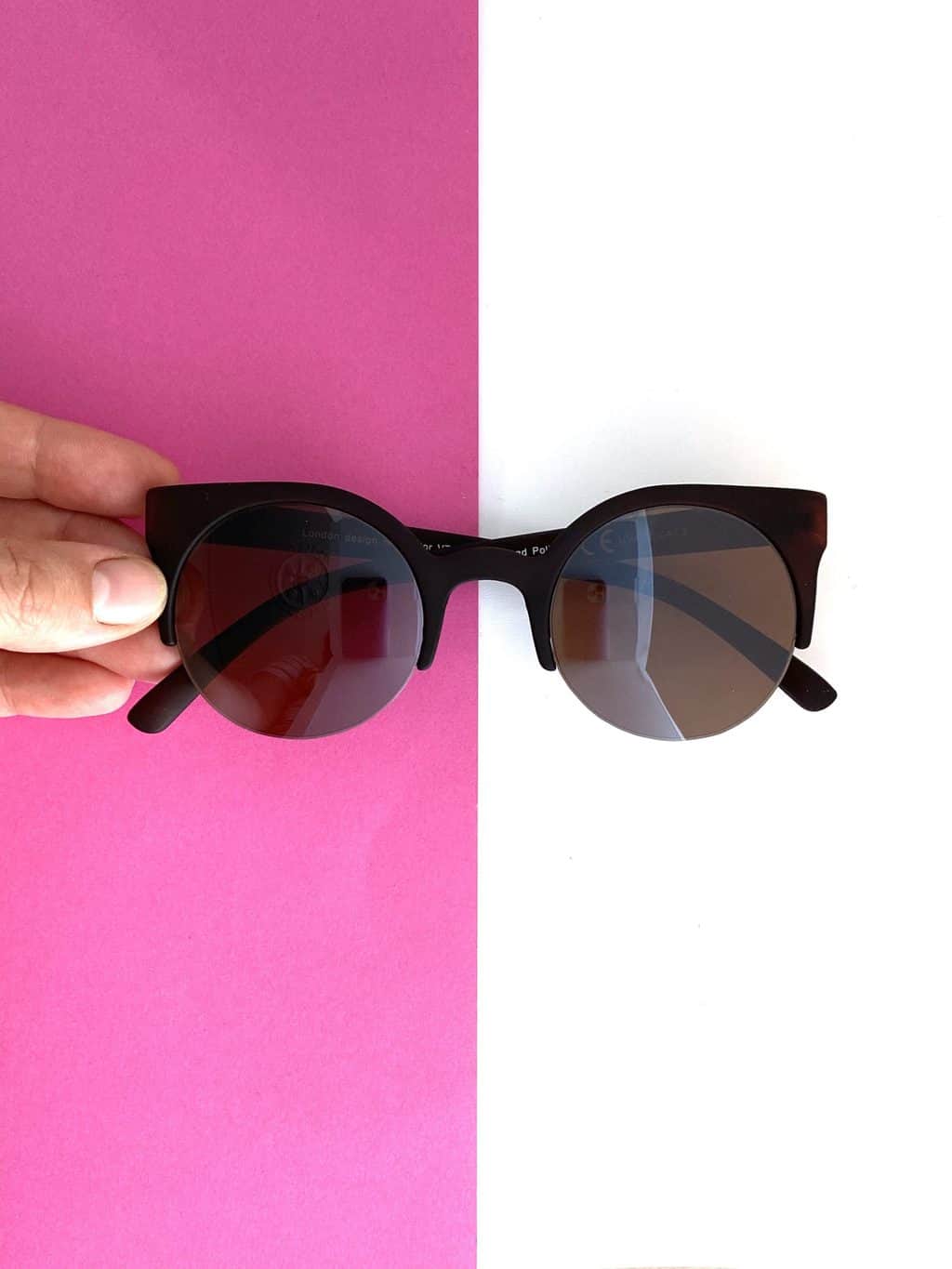 Katya Clubmaster Vintage Sunglasses - Image 7