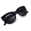 image of a pair of Uma Sunglasses Cat Eye Black Smoke