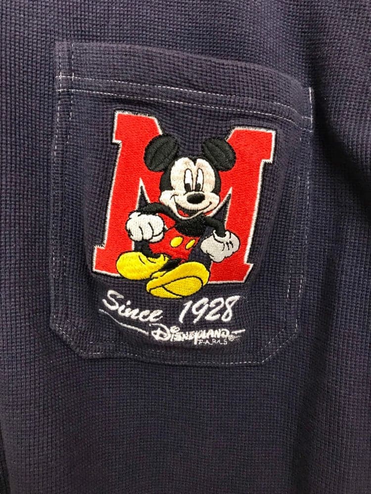 Disney Mickey Mouse vintage shirt in navy blue - 2XL - Image 3