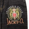 27x30 Vintage Jacky-O Embroidered Mom Jeans Black