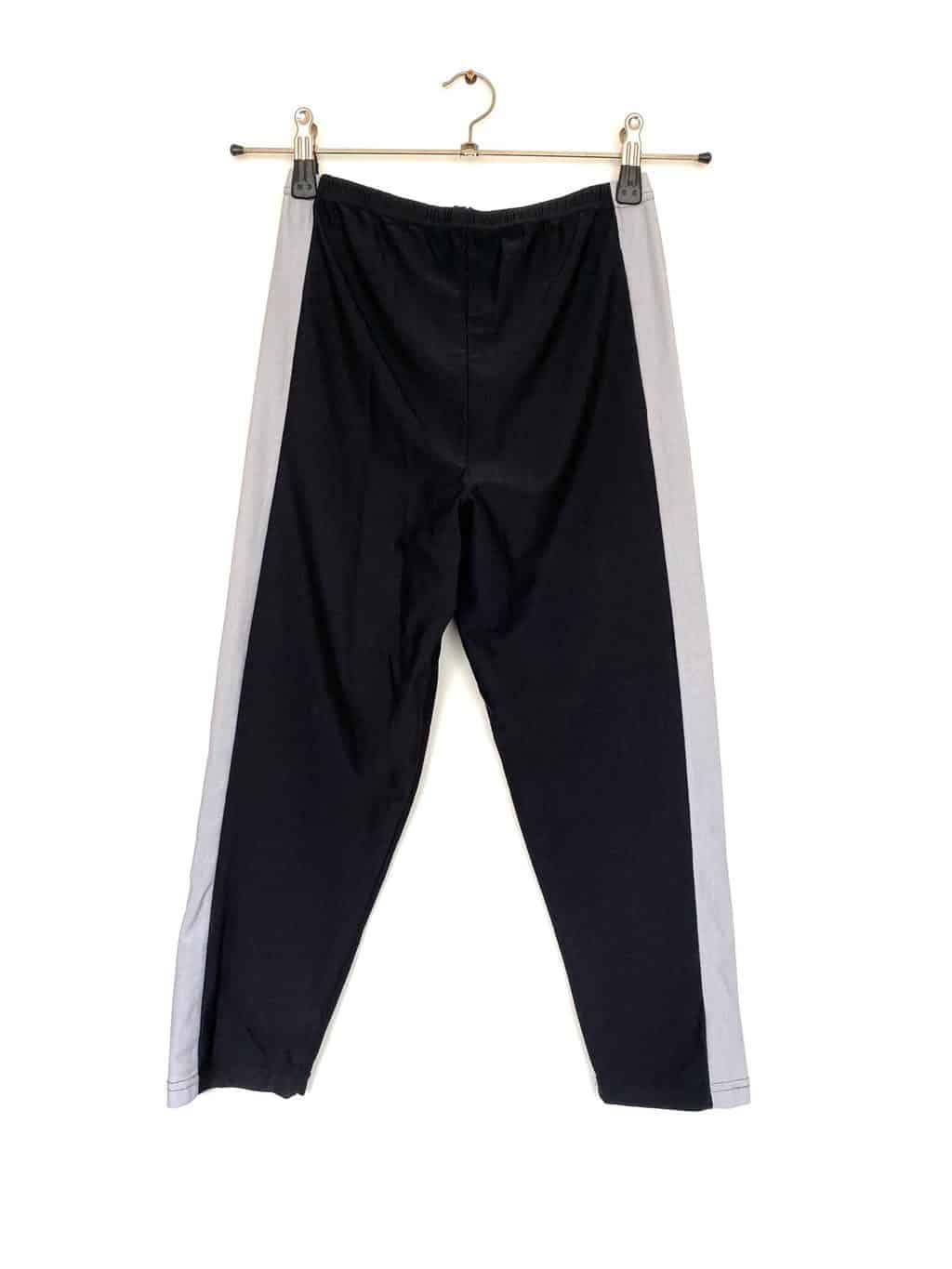 Black and Silver Sports Leggings - Size S/M