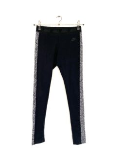 Nike training leggings with animal print sides. Black & white - M