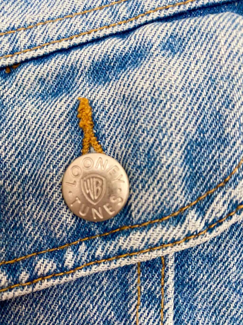 Looney Tunes denim sleeveless waistcoat by Warner Bros - Small - Image 4