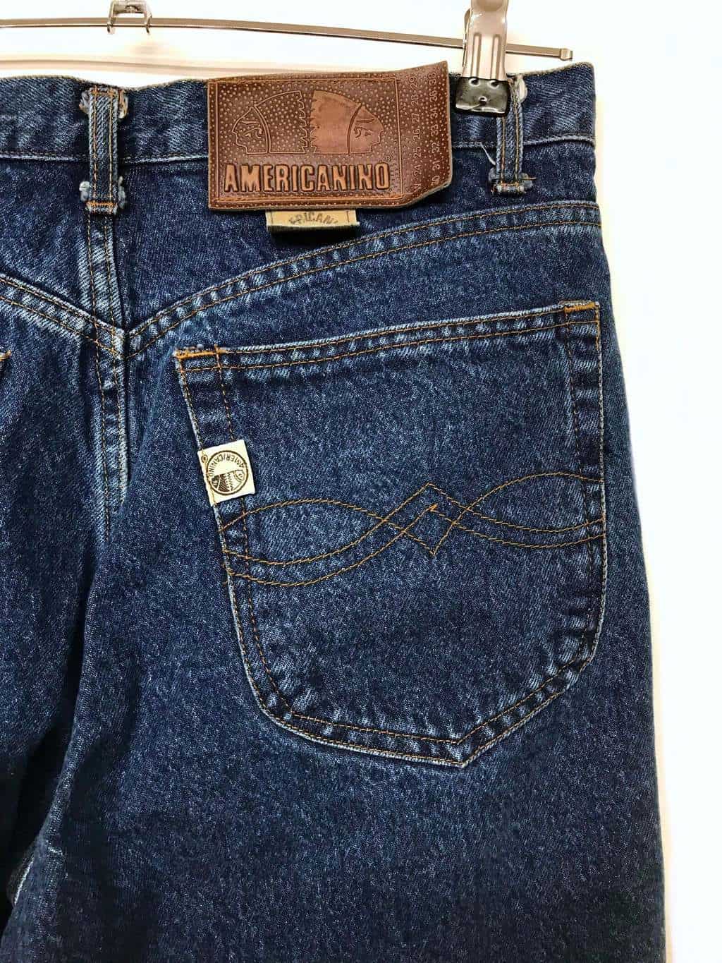 31x31.5 Vintage Mom Jeans Blue High Waist