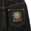 27x30 Vintage Jacky-O Embroidered Mom Jeans Black