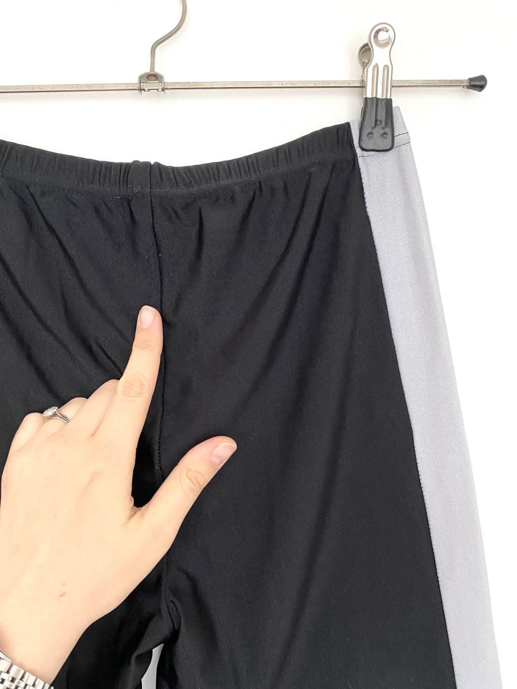 Black and Silver Sports Leggings - Size S/M