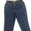 32x31 Vintage High Waist Denim Mom Jeans Double Button Mid Blue