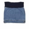 80s Short Denim Skirt with Belt Detail