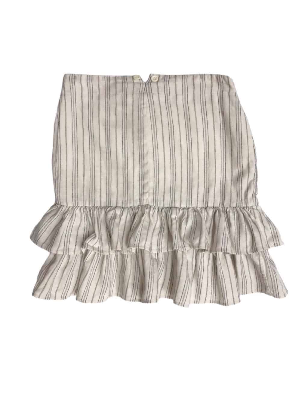 Ralph Lauren vintage skirt with white ruffle, low rise - Small - Image 3