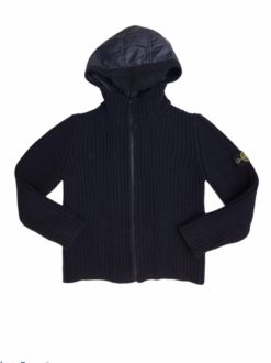 STONE ISLAND Vintage Knitted Jacket with Hood JUNIOR Kids Childrens - Age 10