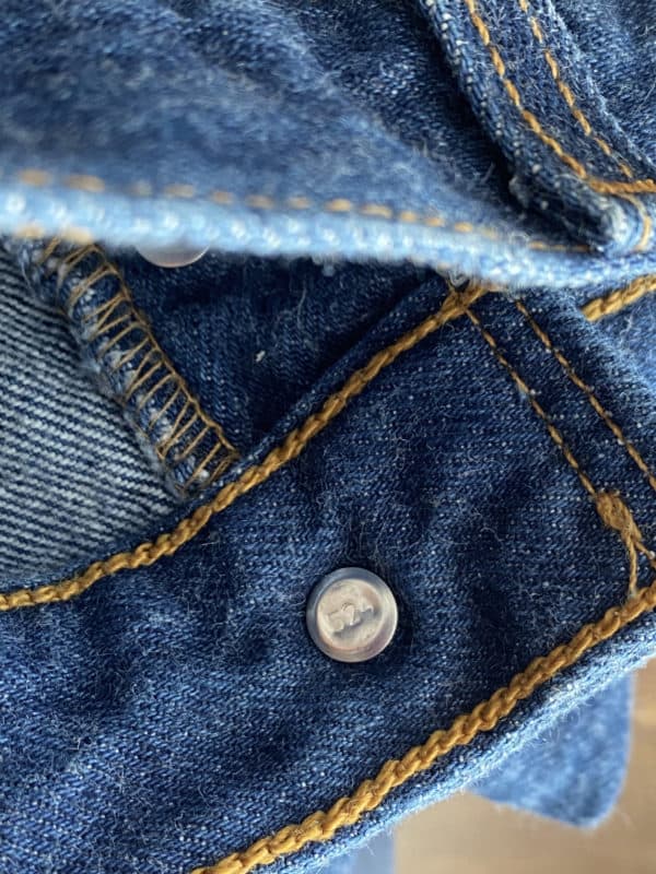 vintage levis button numbers