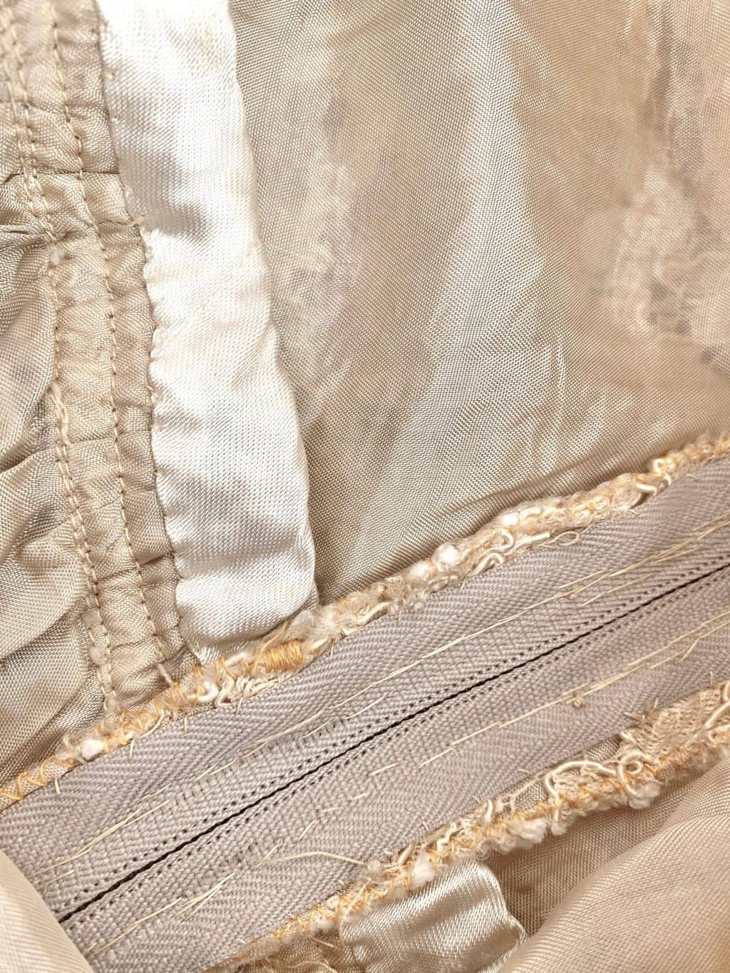 1970s vintage lace midi skirt, handmade - Small / W25.5 - Image 6