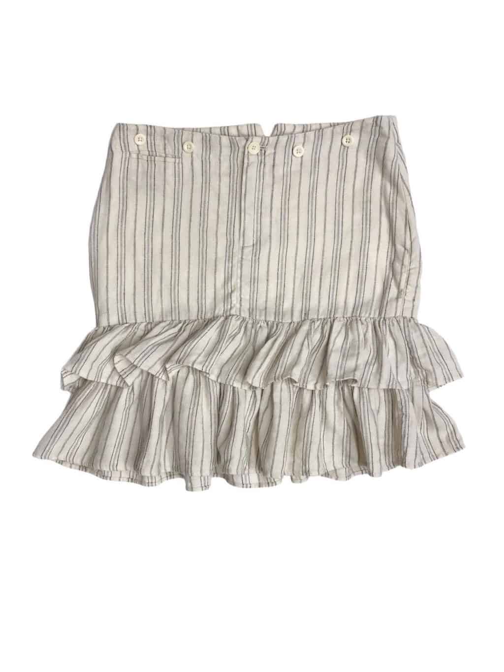 Ralph Lauren vintage skirt with white ruffle, low rise - Small