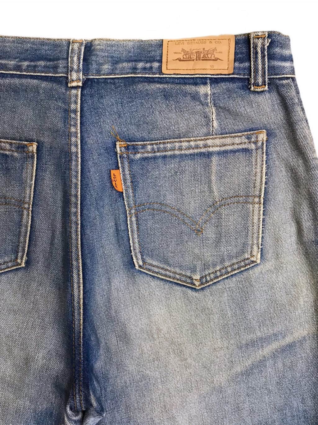 1970s Levis vintage jeans orange tab fade wash blue - W31 x L33 - St ...
