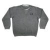 STONE ISLAND Sweater Pullover with Logo Grey - Size UK Medium