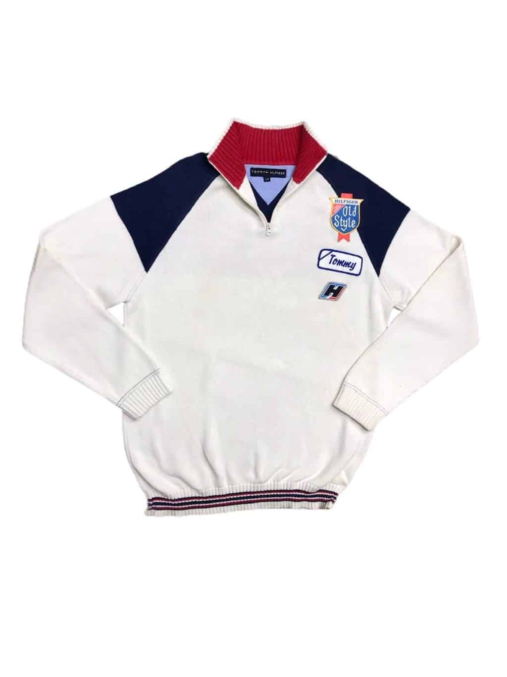 90s Vintage Tommy Hilfiger 1/4 Zip L - St Cyr Vintage