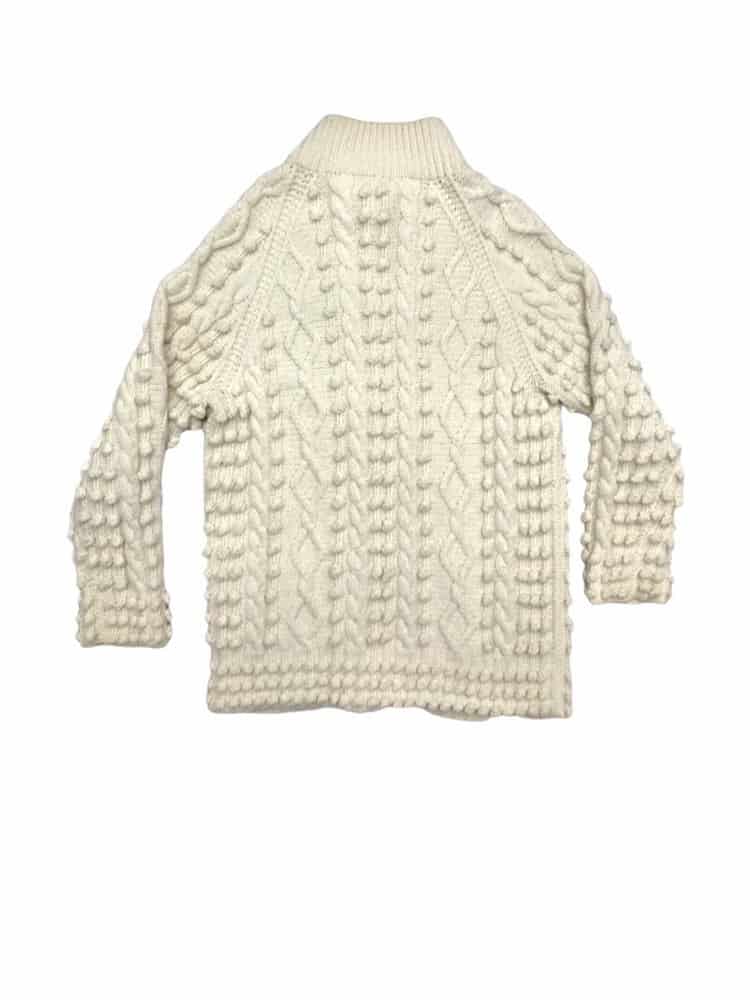 cream wool jumper