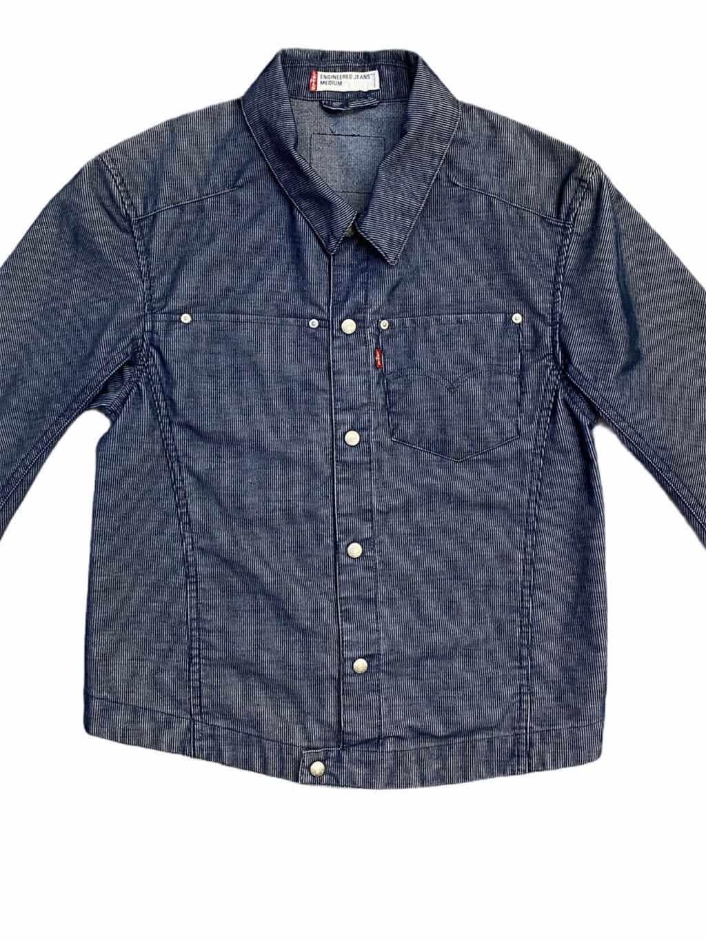 Vintage Y2K Levis engineer corduroy jacket in dark blue, two pocket - M -  St Cyr Vintage