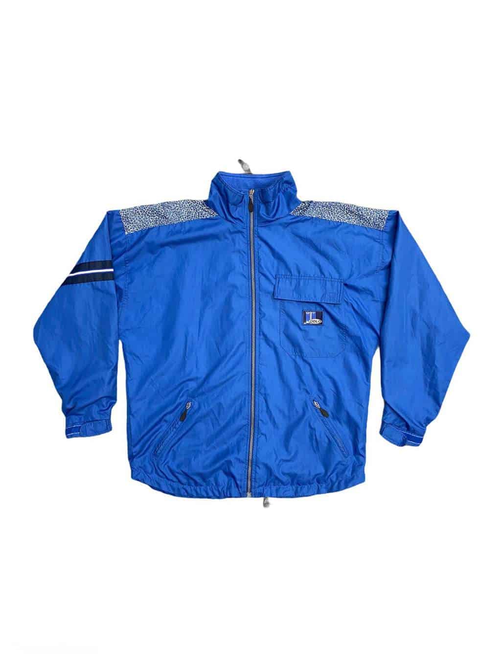 90s Vintage Odlo Sports Windbreaker Jacket Blue XL XXL