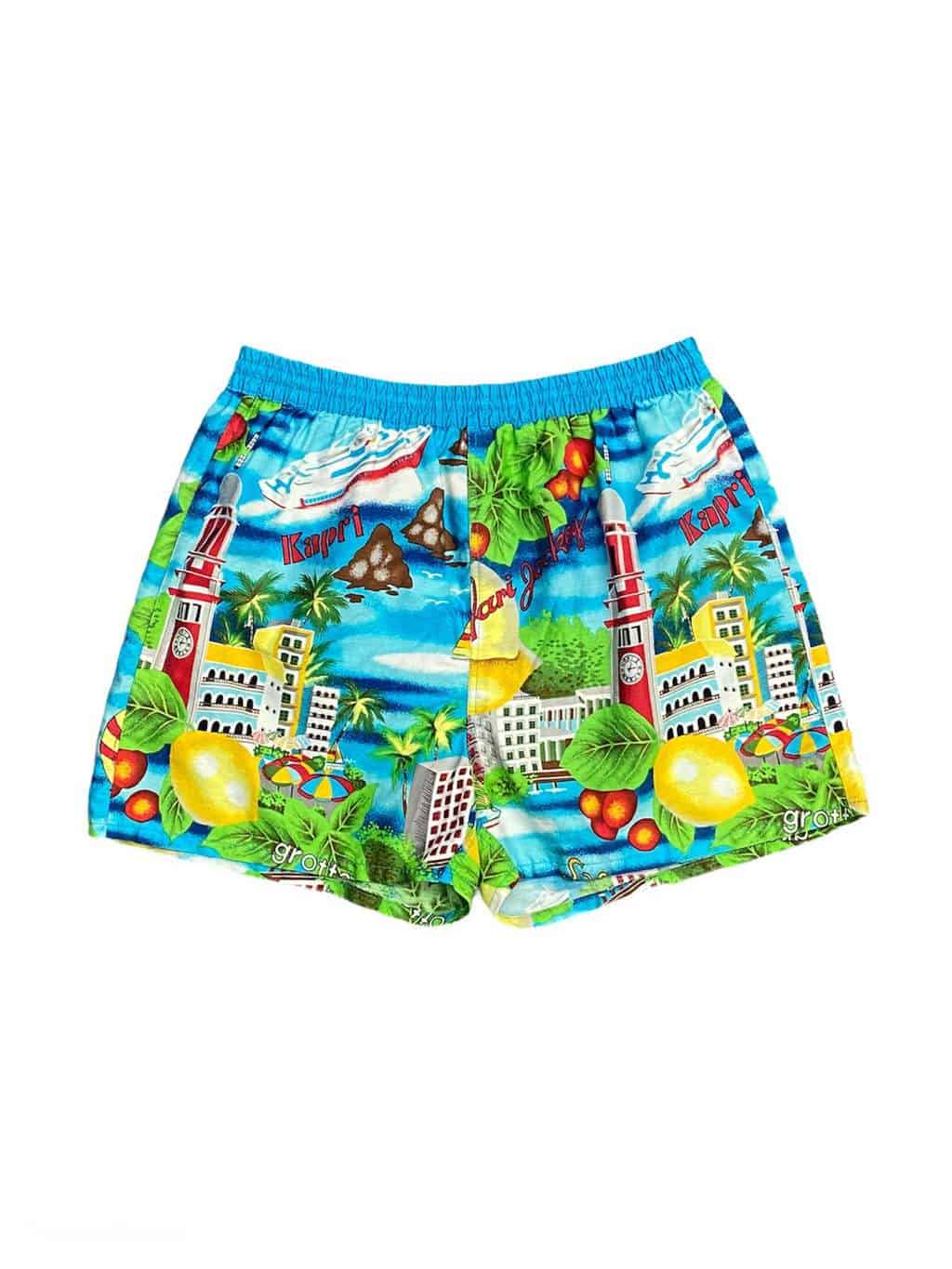 Vibrant 90s Vintage Board Shorts Island Resort Design - W28 - St Cyr ...