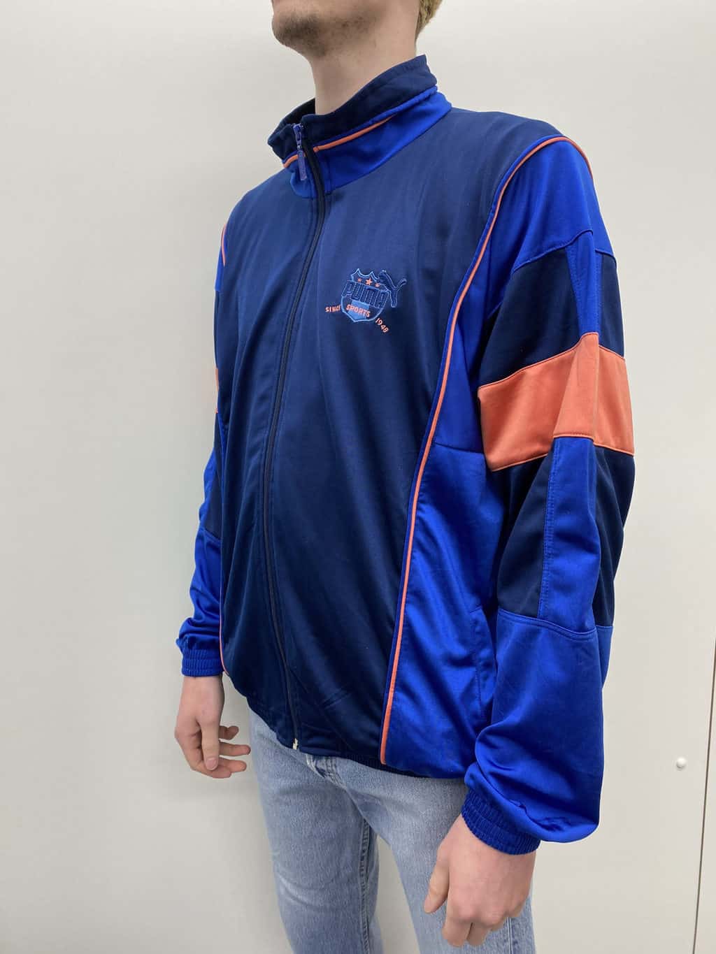 Puma red and blue jacket new arrivals