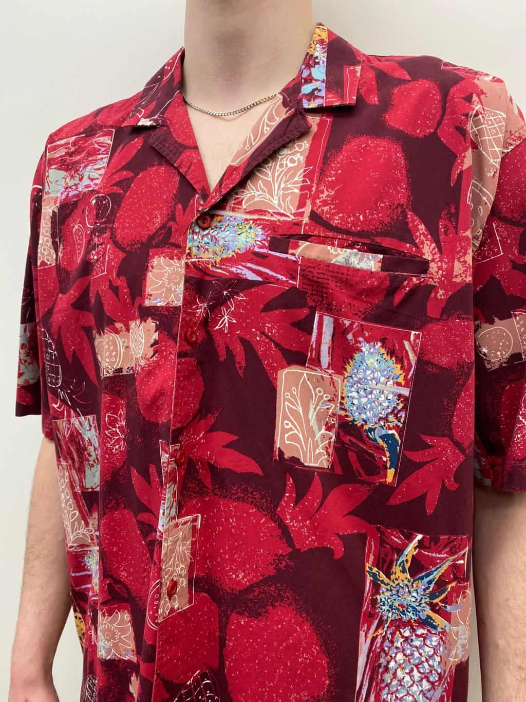Hawaiian shirt with lush fruit pattern - XL / XXL - Image 2