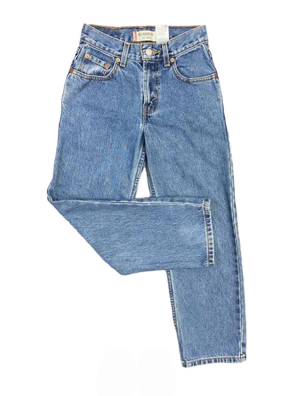 Y2K Levis 550 stonewash blue denim jeans, relaxed fit - W25 x L25 - St Cyr  Vintage