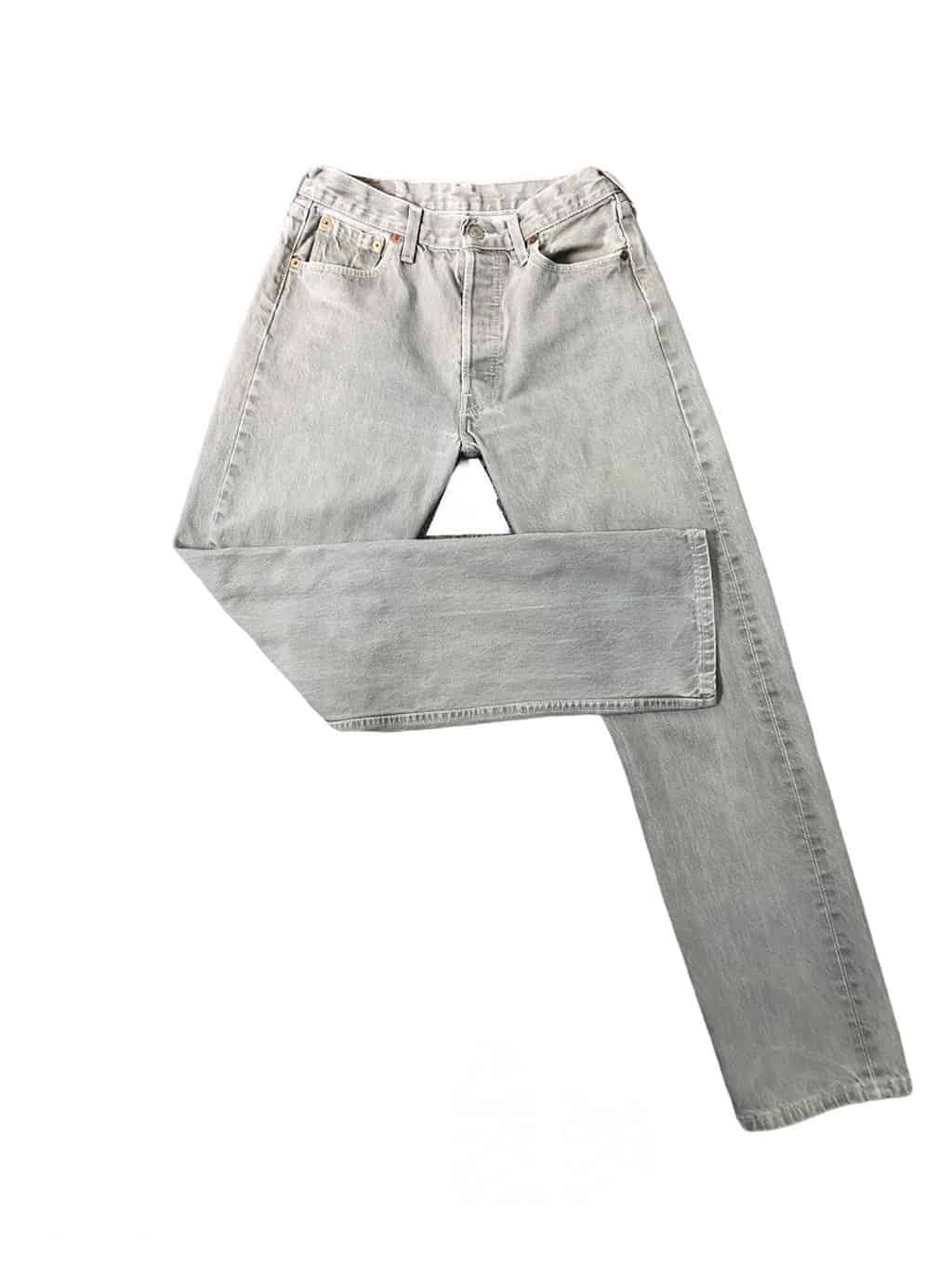 gebonden vonk herstel 1990s vintage rare Levis 501xx jeans in light grey denim - W28 x L30 - St  Cyr Vintage