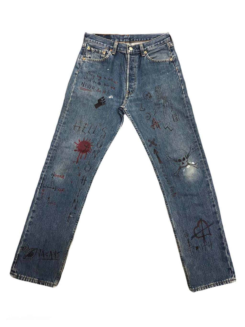 00s levi's 501 後染め made in UK Levi's 00s ポーランド製 Levi'sリーバイス 501 ブラック デニム