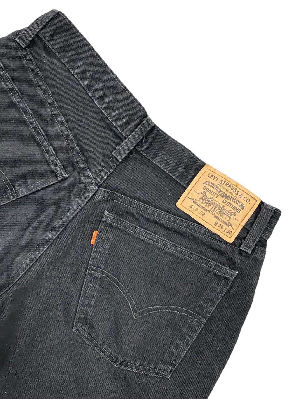 80s Levis vintage 618 jeans with orange tab, high waist, made in the UK -  W31 x L29 - St Cyr Vintage