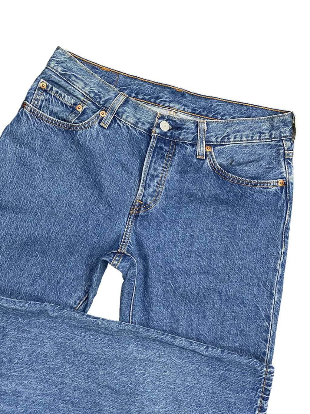 Levis 501 CT Jeans in Blue Stonewashed Denim - St Cyr Vintage