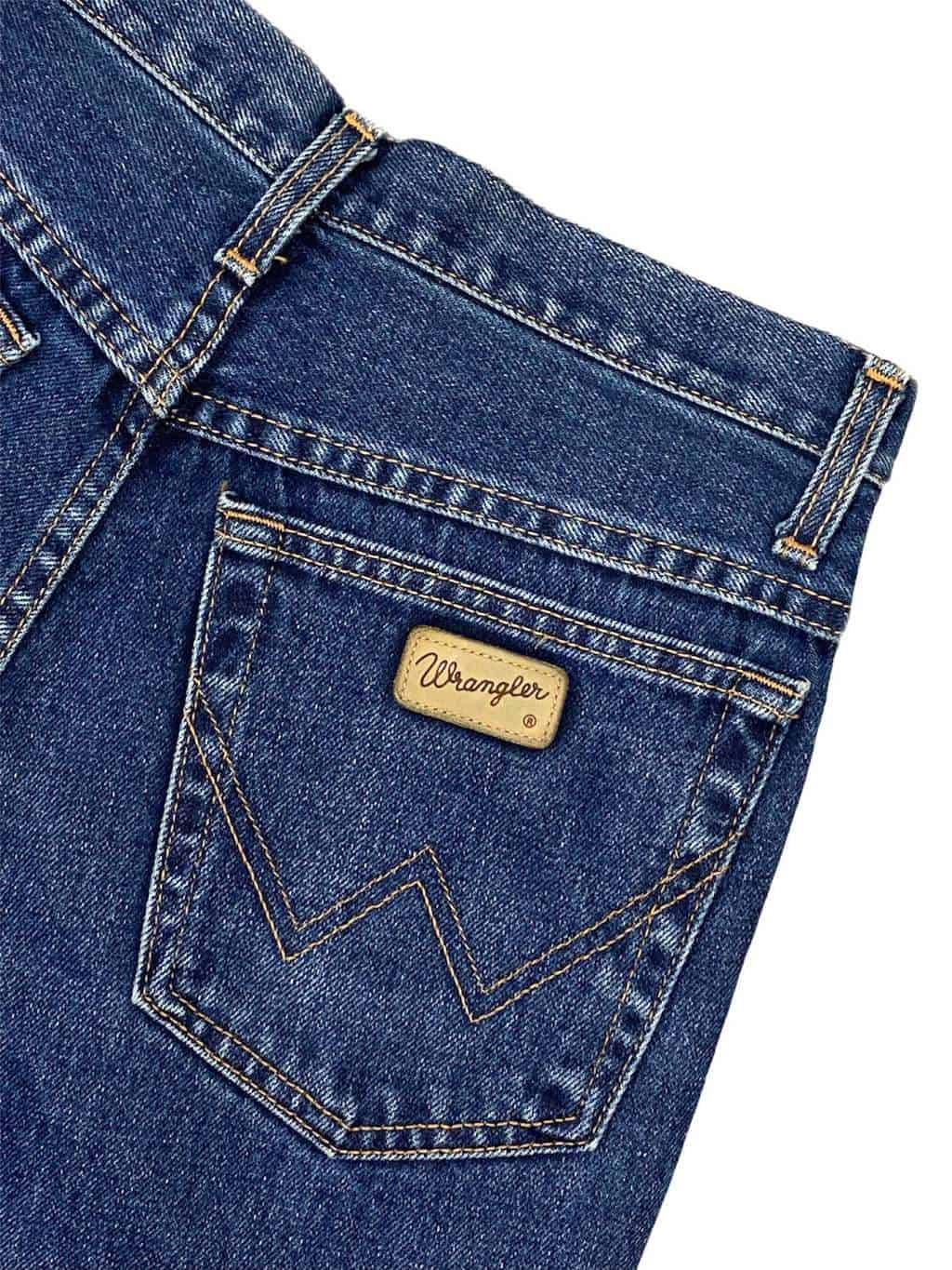 Vintage 90s Wrangler 'Monterey' straight leg jeans in dark blue denim - W30  x  - St Cyr Vintage