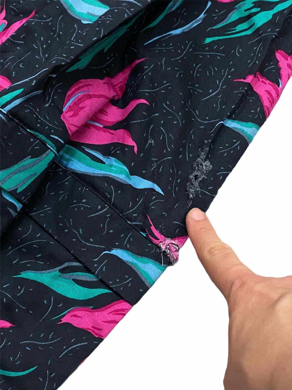 Women's Vintage 90s Laura Ashley Floral Dress with Full Skirt and 3/4 Length Sleeves - M - Image 5