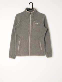 The North Face grey full zip sports jacket shape - M